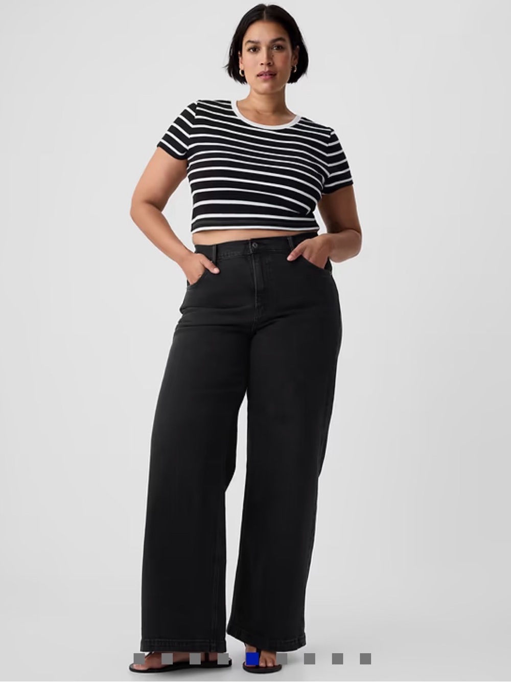 Gap High Rise Stride Wide-Leg Jeans BNWT